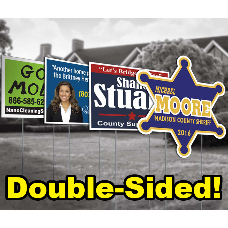 Corrugated Double-Sided Signs